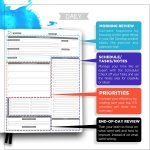 Panda Planner Pro - Best Daily Planner for Happiness & Productivity - 8.5 x 11" Softcover - Undated Day Planner - Guaranteed to Get You Organized - Gratitude & Goals 6 Month Journal (Black) - Image 2
